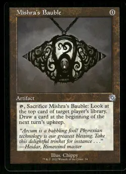1x Mishra's Bauble - The Brothers' War: Retro Frame Artifacts NM - MTG - Image 1