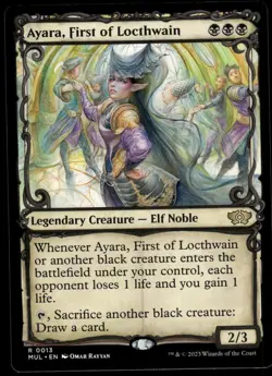1x Ayara, First of Locthwain - March of the Machine: Multiverse Legends NM - MTG - Image 1