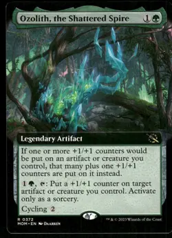 1x Ozolith, the Shattered Spire (Extended Art) - March of the Machine - Image 1