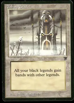 1x Unholy Citadel - Legends LP - MTG - Image 1