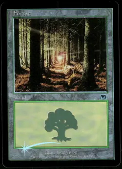 1x Foil Forest (349) - Onslaught - NM - MTG - Image 1