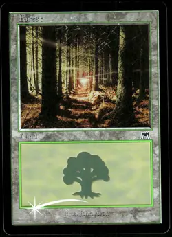 1x Foil Forest (349) - Onslaught - NM - MTG - Image 1