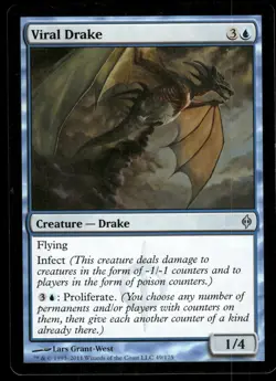 1x Viral Drake - New Phyrexia - NM - MTG - Image 1