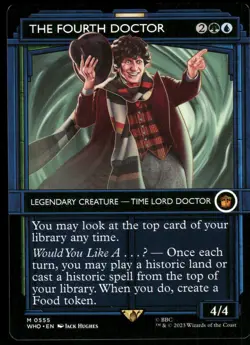 1x The Fourth Doctor (Showcase) - Universes Beyond: Doctor Who NM - MTG - Image 1