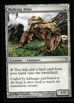 1x Walking Atlas - Worldwake LP - MTG - Image 1