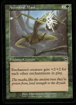 1x Ancestral Mask - Mercadian Masques LP - MTG - Image 1