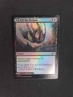 Foil Fell the Profane Fell Mire - MH3 - NM - MTG - Image 1