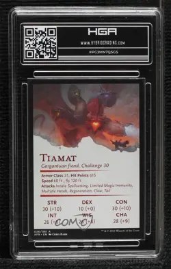 Tiamat Magic: Adventures in the Forgotten Realms Art Series HGA 9 MINT - Image 2