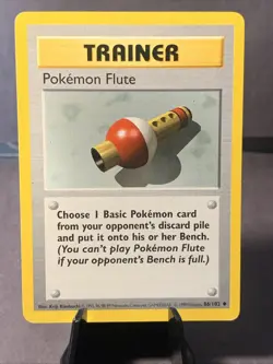 Pokemon TCG Pokemon Flute Base Set Shadowless #86/102 1999 WOTC VTG LP - Image 1