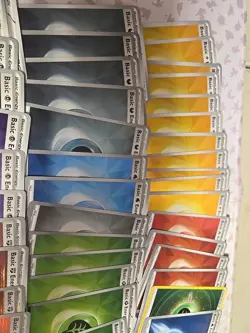 LOT OF 64x RANDOM Holo Energy Cards - Pokemon TCG Foil Energies! BB,WF,CZ,PRE - Image 2