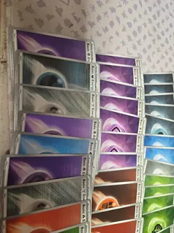 LOT OF 64x RANDOM Holo Energy Cards - Pokemon TCG Foil Energies! BB,WF,CZ,PRE - Image 4