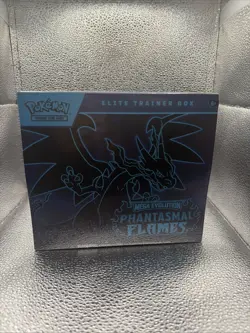 Pokemon Phantasmal Flames Pokemon Center Exclusive Elite Trainer Box ETB Sealed - Image 1
