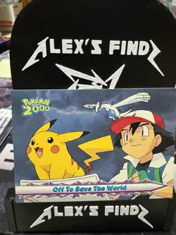 Off To Save The World 48 Topps Pokemon 2000 Movie Pikachu Ash Lugia - Image 1