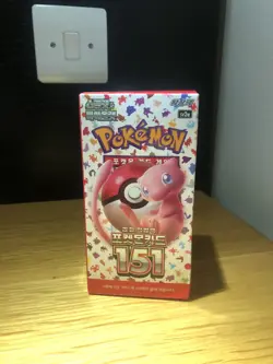 Pokemon Scarlet&Violet 151 Booster Box sv2a / Korean Ver. U.K shipped! - Image 1