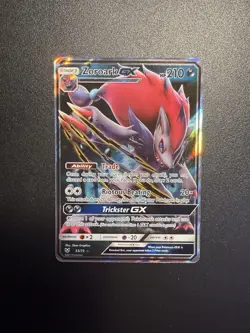 2017 Pokemon Zoroark Sun & Moon Shining Legends #53/73 GX Rare Holo TCG. - Image 1