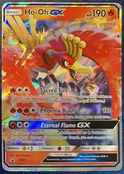 Ho-oh GX HP* HOLO PROMO Pokemon, Sun & Moon Benefits Charity - Image 1