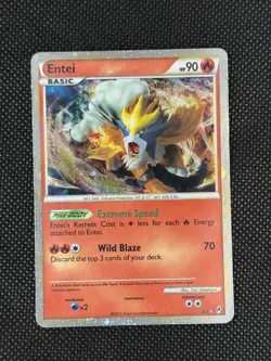 Pokemon TCG Entei TCG Call of Legends SL3 Holo - NM-/LP+ - Image 2