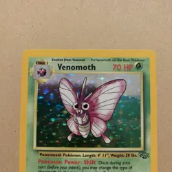 Pokemon TCG Venomoth Jungle 13/64 Holo Unlimited Holo Rare - Near Mint - Image 2