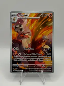 Blaziken 192/182 Scarlet & Violet: Destined Rivals Holo - Near Mint NM/MT - Image 1