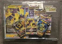 Pokemon TCG: Zeraora VMAX & VSTAR Battle Box. Open Box 4 Sealed Packs - Image 1