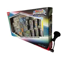 Pokemon Scarlet & Violet Prismatic Evolutions Lucario ex & Tyranitar ex Premium - Image 3