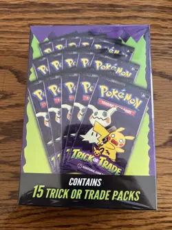 Pokemon Trick or Trade Booster Pack Box - 15 Packs - 2025 NEW Sealed Box - Image 1