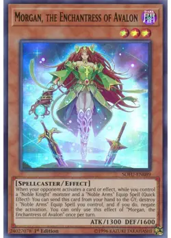 Yugioh Morgan, the Enchantress of Avalon (Ultra Rare) (Unlimited) - SOFU-EN089 P - Image 1