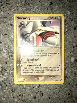 Pokemon TCG Cards Skarmory 26/107 Deoxys Rare NM - Image 3