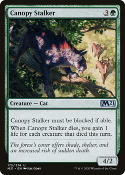 CANOPY STALKER x4 mtg NM-M M21 Magic Core Set 2021 4 Unc - Image 1