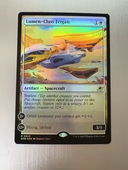 Lumen-Class Frigate - 25 - MTG: Edge of Eternities: Stellar Sights - Rare - FOIL - Image 1