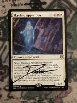 MTG Skyclave Apparition Signed By Artist Zendikar Rising 039/280 Regular Rare - Image 1