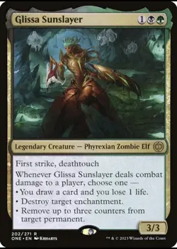 MTG Glissa Sunslayer 202/271 Phyrexia: All Will Be One Regular Rare - Image 1