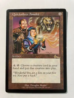 Magic the Gathering Urza's Legacy Quicksilver Amulet - Image 3