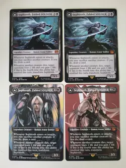 Playset Sephiroth Fabled Soldier - 4 versions - MTG x Final Fantasy - Image 1