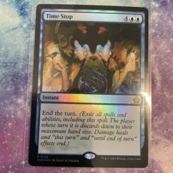 Time Stop (FOIL) x1 - MTG Foundations FDN #166 - Image 1