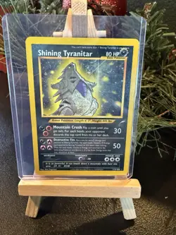Pokemon Shining Tyranitar Holo Card Neo Destiny Secret Rare - Image 3