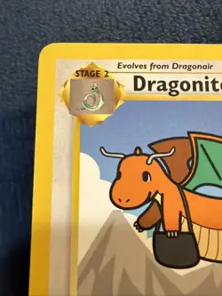1999 Pokemon Dragonite 5 Movie Wizards Black Star Promo Vintage WOTC - Image 2
