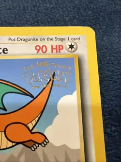 1999 Pokemon Dragonite 5 Movie Wizards Black Star Promo Vintage WOTC - Image 3