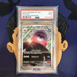 PSA 9 MINT 2024 Pokemon Shrouded Fable BEWEAR #079 Illustration Rare - Image 2