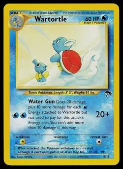Pokemon Card - Wartortle Southern Islands 15/18 Promo - Image 1