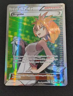 Pokemon TCG Brigette Full Art XY Breakthrough #161 - Image 1