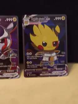 4 Pikachu Pokemon Card Holo GX VSTAR VMAX GX EX Cosplay Art - Image 4