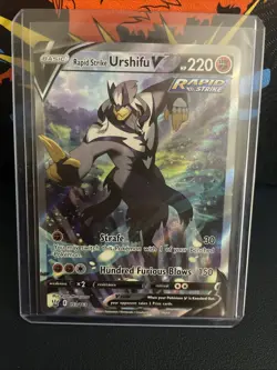 2021 Pokemon SWSH Battle Styles Rapid Strike Urshifu V #153/163 - Image 1