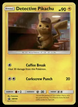 Detective Pikachu - SM190 SM Promos Pokemon TCG - Image 1