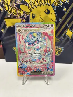 2025 POKEMON SYLVEON EX 156/131 - PRE EN PRISMATIC EVOLUTIONS SIR - Image 1