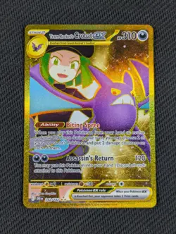 Team Rocket's Crobat Ex Pokemon Destined Rivals 242/182 Hyper Rare - Image 1