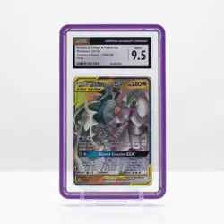 Pokemon Arceus & Dialga & Palkia GX Holo #156/236 Cosmic Eclipse 2019 - CGC 9.5 - Image 1