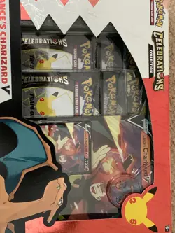 Pokemon 25th Anniversary Celebrations Charizard V Collection W EVOLVING SKIES - Image 5