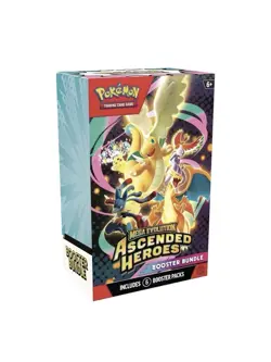 PRESALE 2x Pokemon TCG: Mega Evolution-Ascended Heroes Booster Bundle (12 Packs) - Image 1