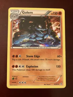 Golem 45/83 Generations Holo Rare Pokemon TCG Card - Image 1
